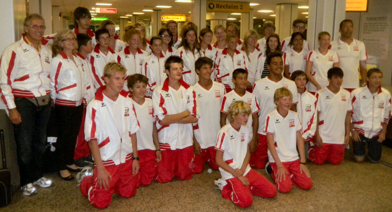 2011 Lanarkshire EquipeReceptionAeroportGlasgow